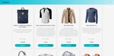 Boughtawy – واجهة متجر إلكتروني (Front-End)