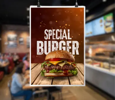 تصميمات احترافيه سوشيال ميديا لمطاعم fast food