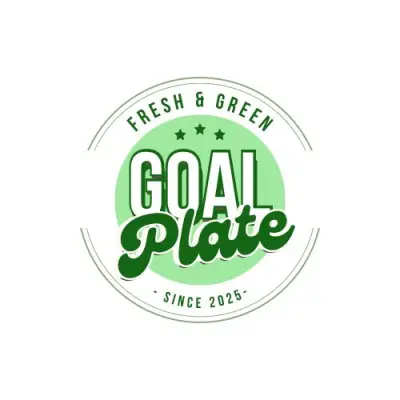تصميم لوجو احترافي لعلامة الأكل الصحي "Goal Plate"