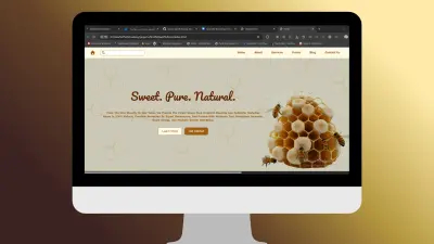 تصميم صفحة ويب متجاوبة باستخدام HTML وCSS