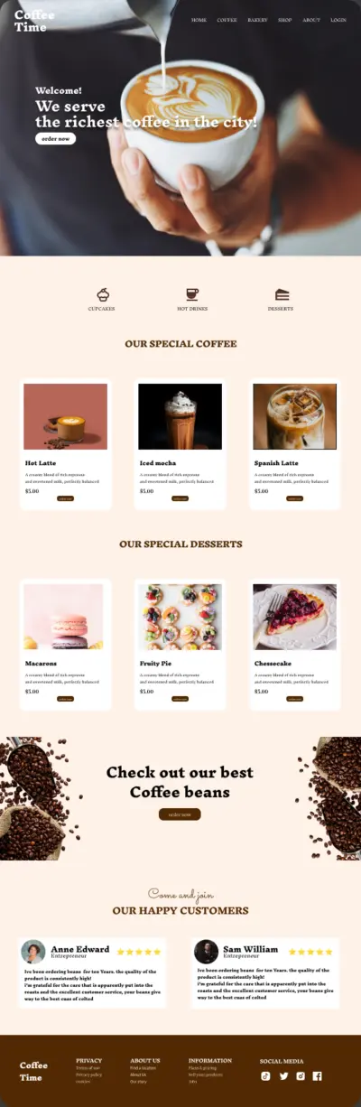 تصميم Landing Pages للمواقع الالكترونية