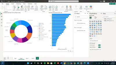 تحليل بيانات باستخدام ادوات مثل power bi , excel