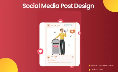 تصميم بوستات احترافية وجذابة للسوشيال ميديا (انستجرام - فيسبوك - تويتر)