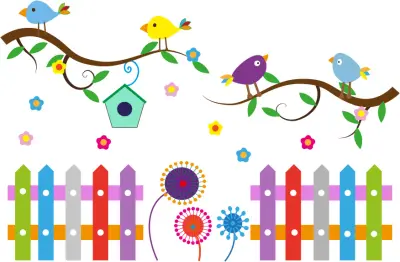 تصميم ملصق غرفة الأطفال