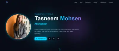 إنشاء بورتفوليو