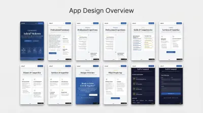 تصميم و بناء موقع بروفايل شخصي إحترافي كامل