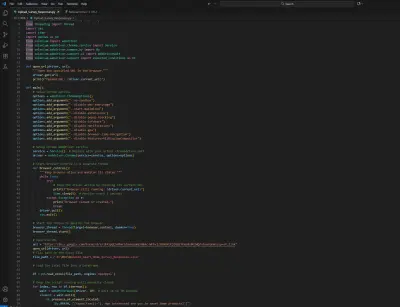 أتمتة إدخال البيانات إلى النماذج الإلكترونية باستخدام Python وSelenium