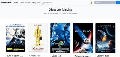 Movie Hub Search App
