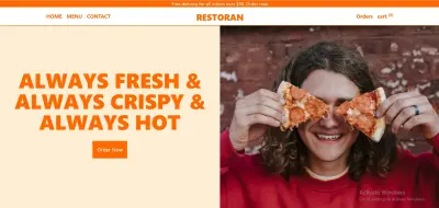 موقع مطعم للمأكولات الايطالية