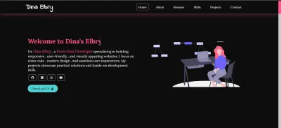 موقع شخصي (Portfolio Website)