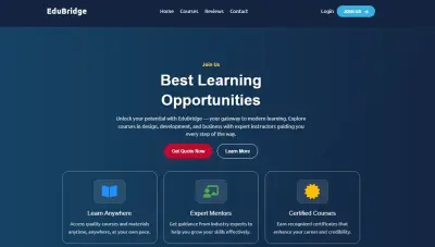 🎓 EduBridge – منصة تعليمية
