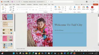 Marketing presentation about Taif City