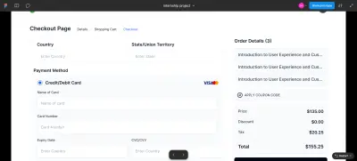 منصة تعليمية لإدارة الكورسات مع لوحة تحكم