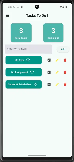 تطبيق انجاز المهام to do list