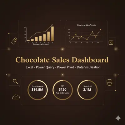 لوحة تحليلات مبيعات الشوكولاتة (Chocolate Sales Dashboard)