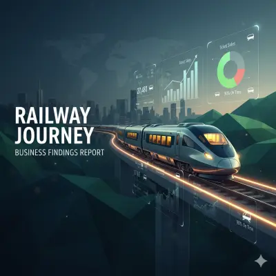 مشروع تحليل رحلات القطارات (Railway Journey Dashboard Project)
