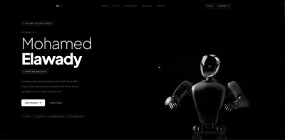 تصميم وتطوير موقع Portfolio احترافي تفاعلي باستخدام React