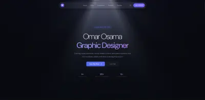 تصميم وبرمجة Portfolio احترافي بـ React.js.