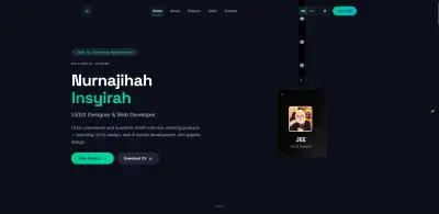 تصميم وتطوير Portfolio احترافي باستخدام React.js.