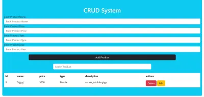 CRUD System