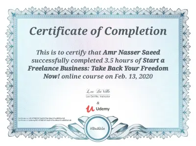 بدء العمل الحر عبر الإنترنت