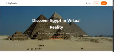 EgGuide – منصة السياحة الافتراضية