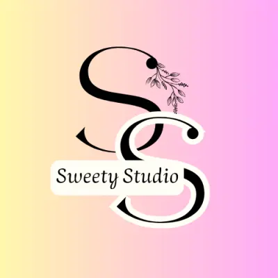تصميم شعار احترافي لمشروع Sweety Studio