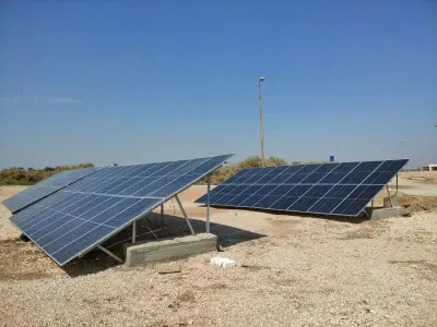 تنفيذ محطة طاقة شمسية