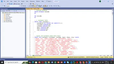 تحليل بيانات المبيعات واستخراج الرؤى باستخدام SQL