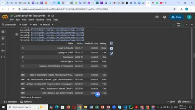تحليل بيانات CodeAlpha – مهمة استخراج ويب (Web Scraping)