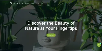 تصميم موقع لبيع النباتات