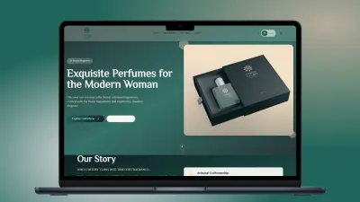 تطوير موقع Maison Darin – علامة عطور نسائية فاخرة