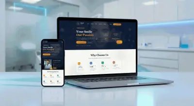 تصميم وتطوير موقع Dental Elite | منصة عصرية لعيادات الأسنان بتصميم متجاوب