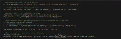 Data Analysis and Machine Learning Price Prediction of Data Science Books