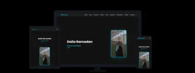 تصميم وتطوير بورتفوليو شخصي احترافي باستخدام HTML & CSS