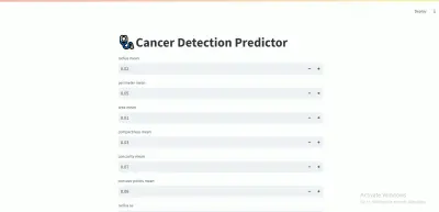 تطبيق ذكي لتنبؤ الإصابة بالسرطان باستخدام Machine Learning وStreamlit