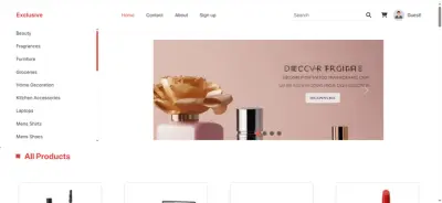 E-commerce Web Application Using JavaScript