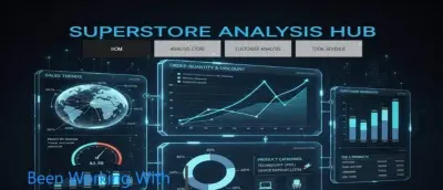 لوحة تحليل المبيعات والإيرادات التفاعلية (Power BI Dashboard)