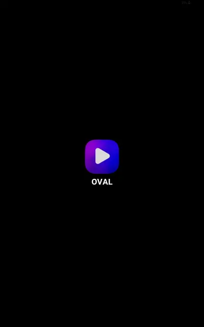 Oval - Media Player With Blur Background
