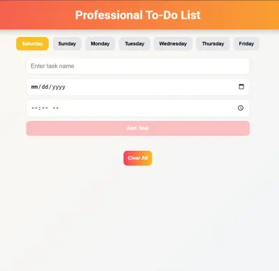 ToDo List Website