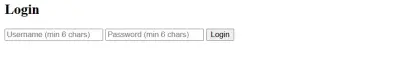 انشاء صفحة login