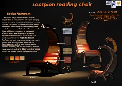 تصميم كرسي قراءة