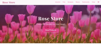 متجر لبيع الزهور