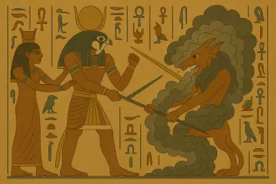 "🔱 إيزيس والانتقام المقدس – القصة اللي غيرت أسطورة مصر"