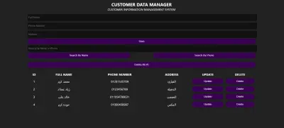 Customer Data Manager