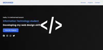 My Website 2 (Personal Portfolio)