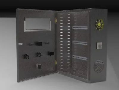 تصميم لوحة تحكم باستخدام تقنيات الـ Sheet Metal في SolidWorks