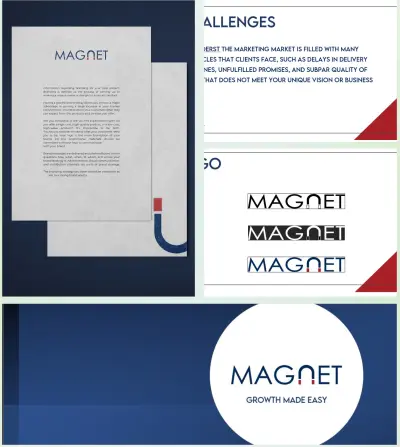 Branding Identity for magnet agency