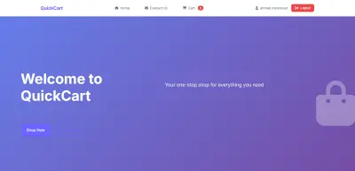 متجر الكتروني لمختلف المنتجات - Quick Cart