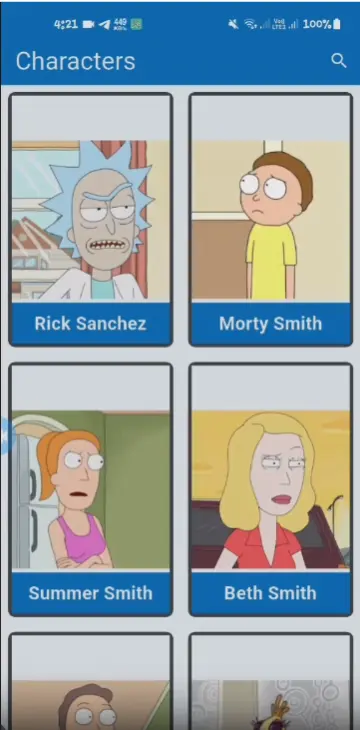 Rick&Morty Characters App